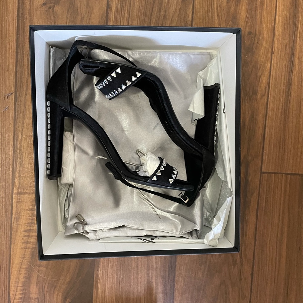 Giuseppe Zanotti CRST Embellished suede heels - Picture 5 of 8